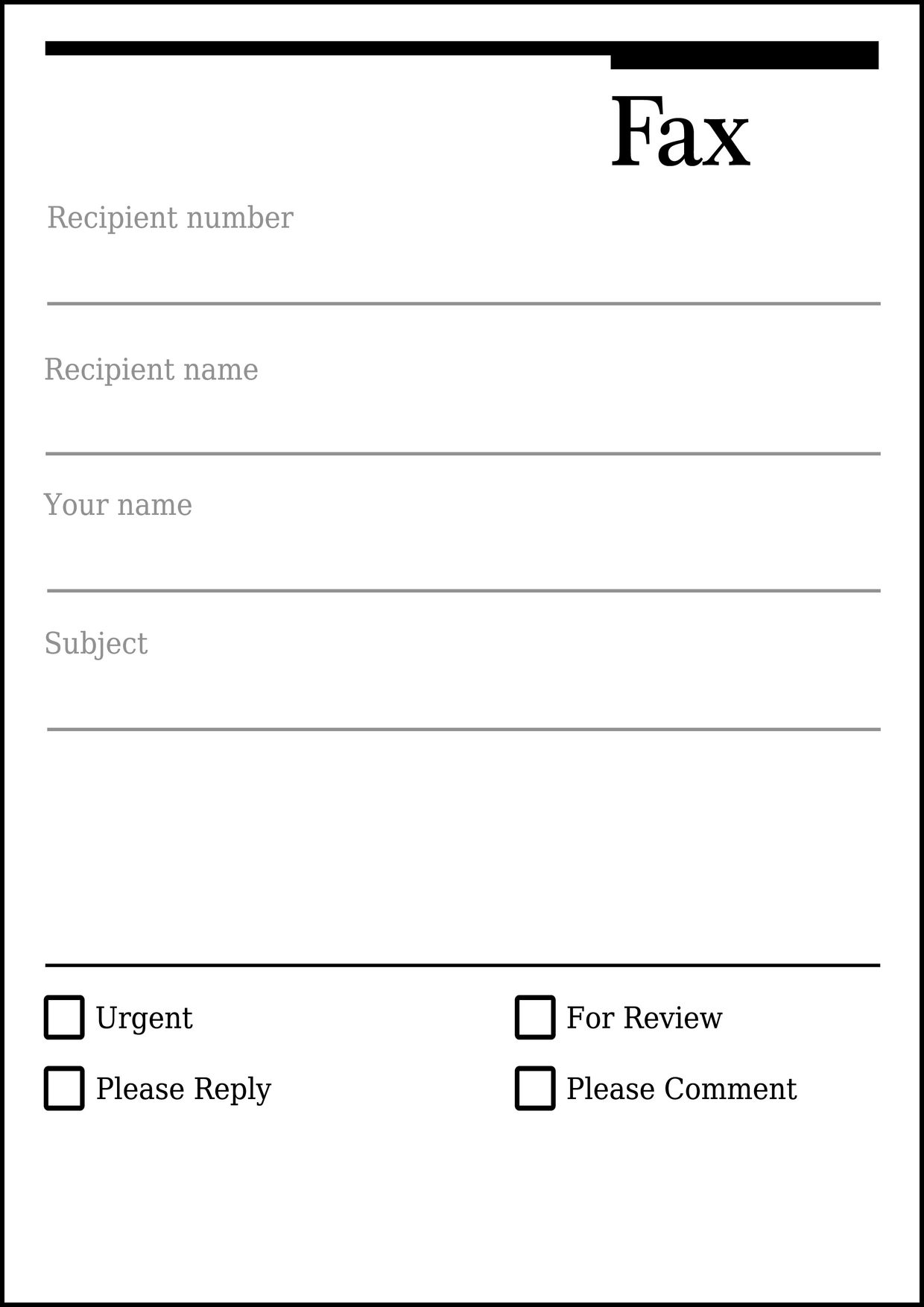 Fax Cover Sheet Free Fax Cover And Fax Templates 