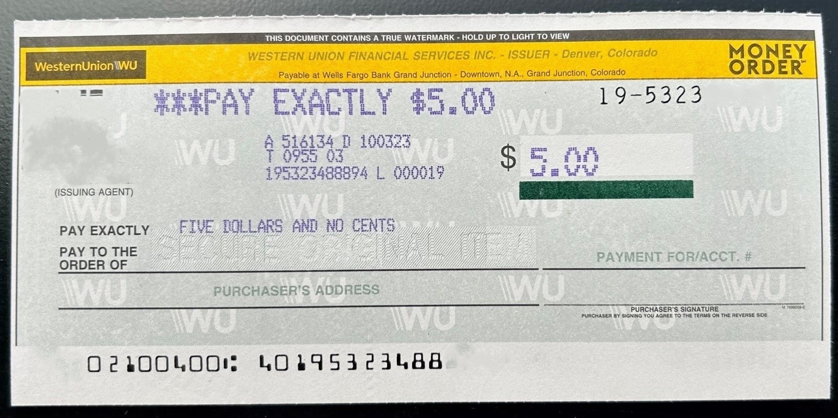 FFL Network Gun broker immediate Checkout money order Printable Blank Money Order Template Buyer Protection Program