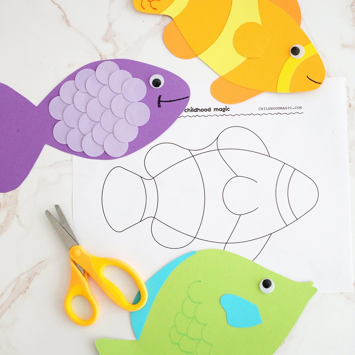 free printable fish template