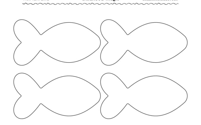 Fish Template Free Printable Childhood Magic