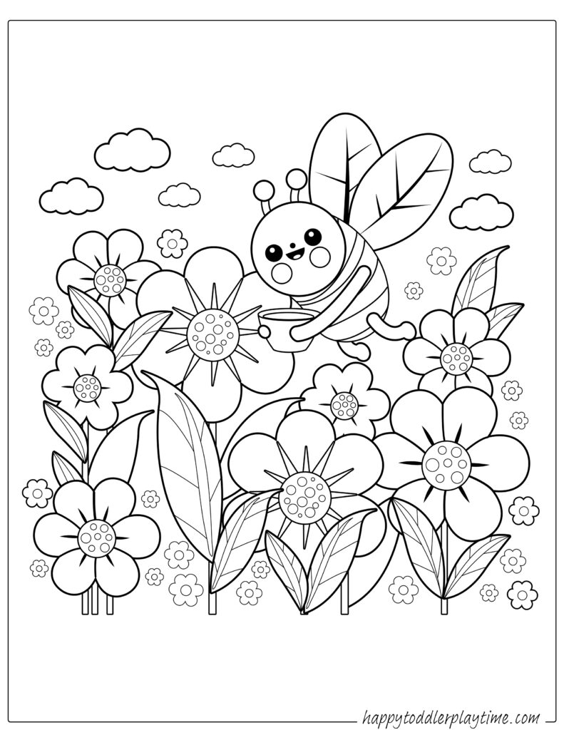 coloring pages printable flowers