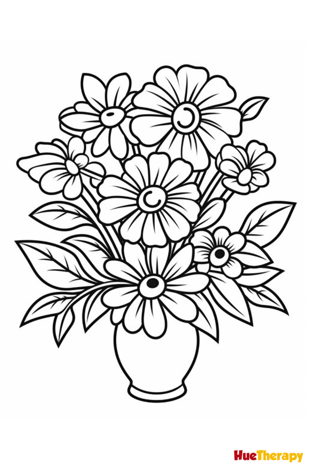printable coloring sheets flowers
