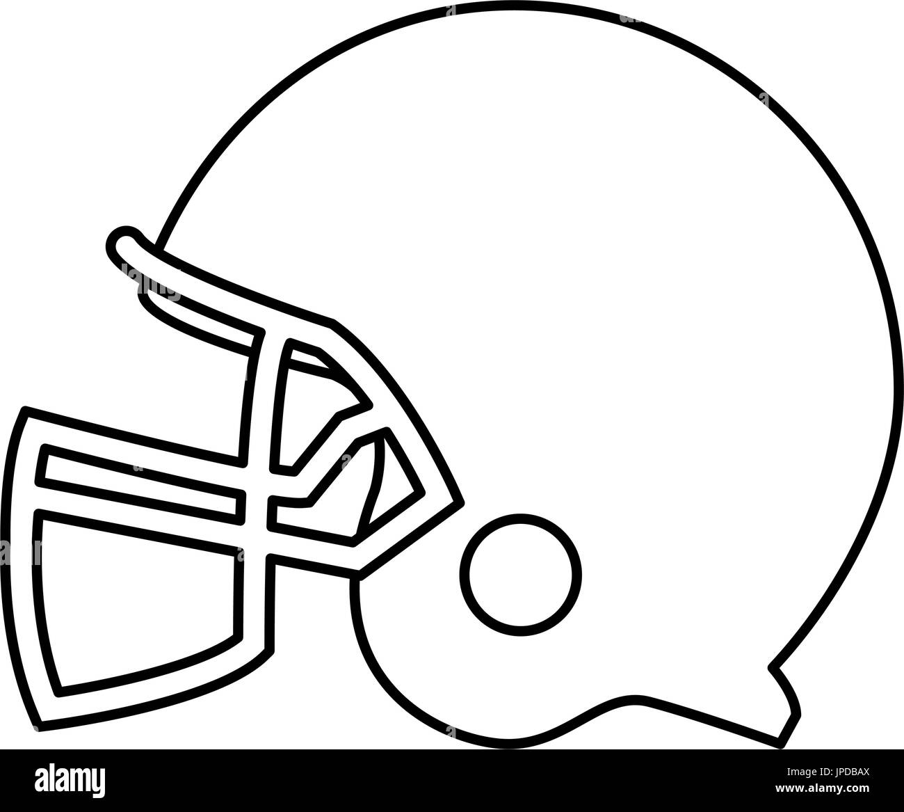 Football Helmet Design Black And White Stock Photos Images Page 2 Alamy