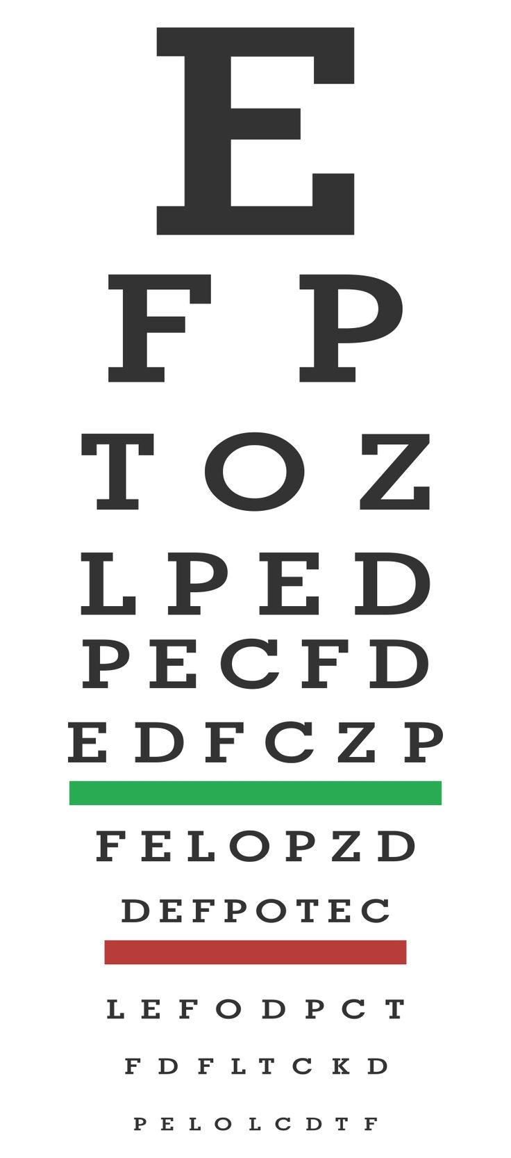 eye chart printable