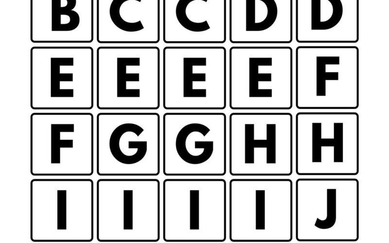 Free And Customizable Alphabet Templates Canva