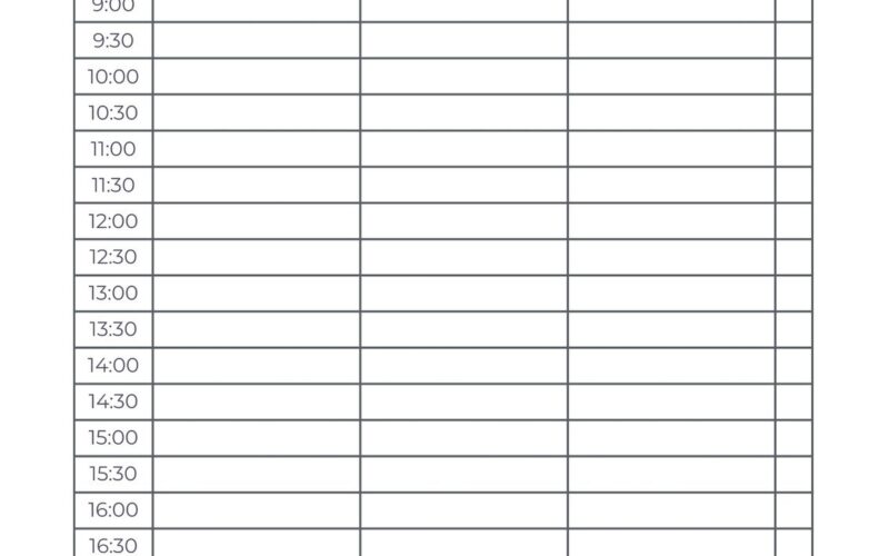 Free And Customizable Appointment Templates