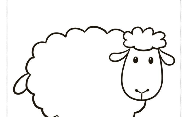 Free And Customizable Sheep Templates