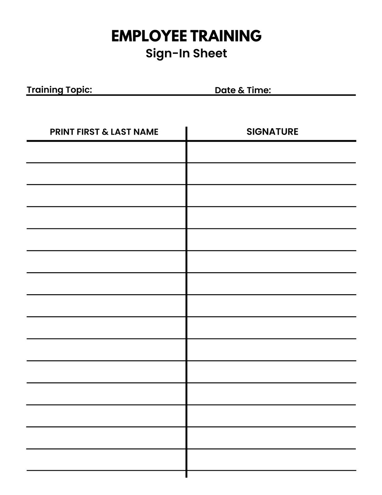 Free And Customizable Sign Up Sheet Templates Free And Customizable Sign Up Sheet Templates