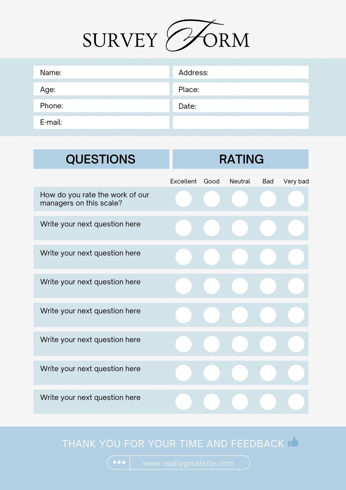 Free And Customizable Survey Templates Canva Free And Customizable Survey Templates Canva