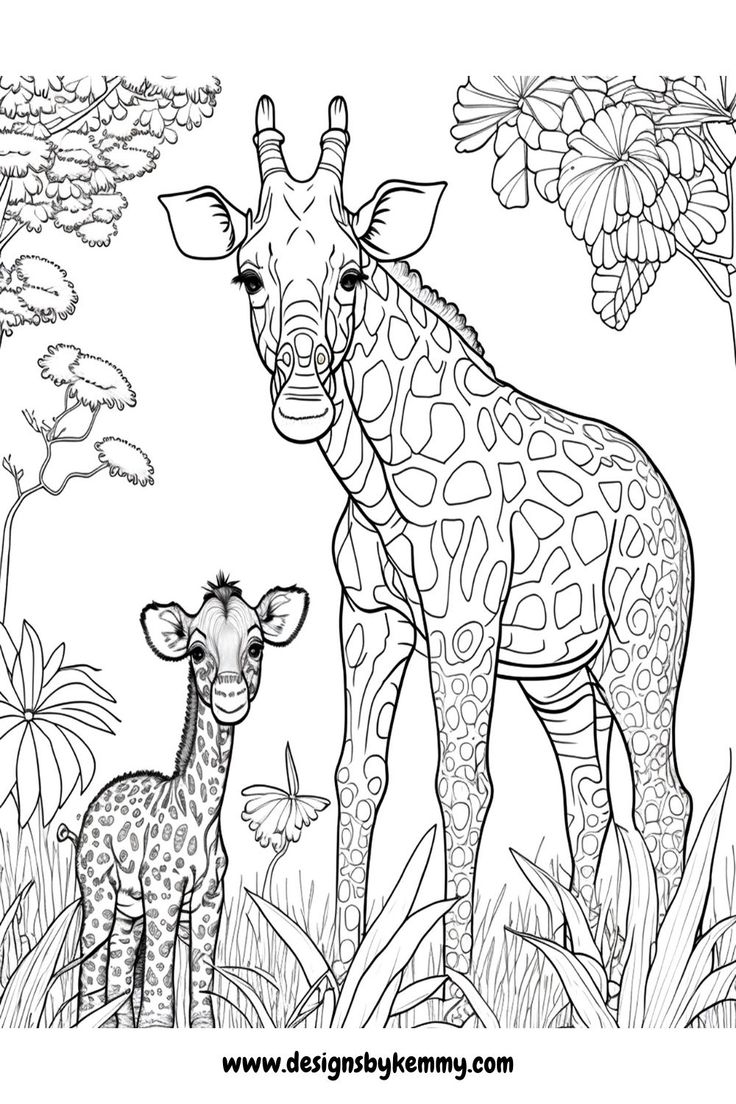 Free Animal Coloring Pages Adult Coloring Pages Designs By Kemmy