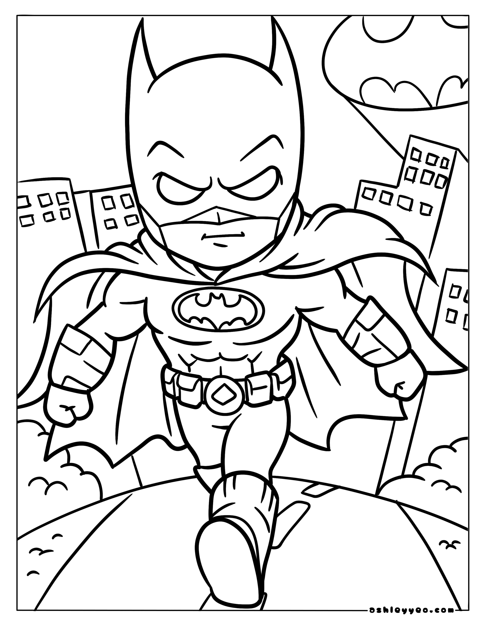 printable batman coloring sheets
