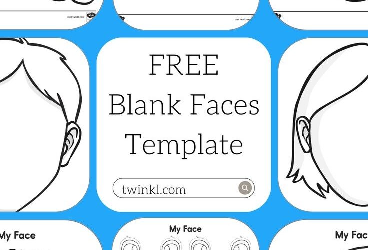 FREE Blank Faces Template