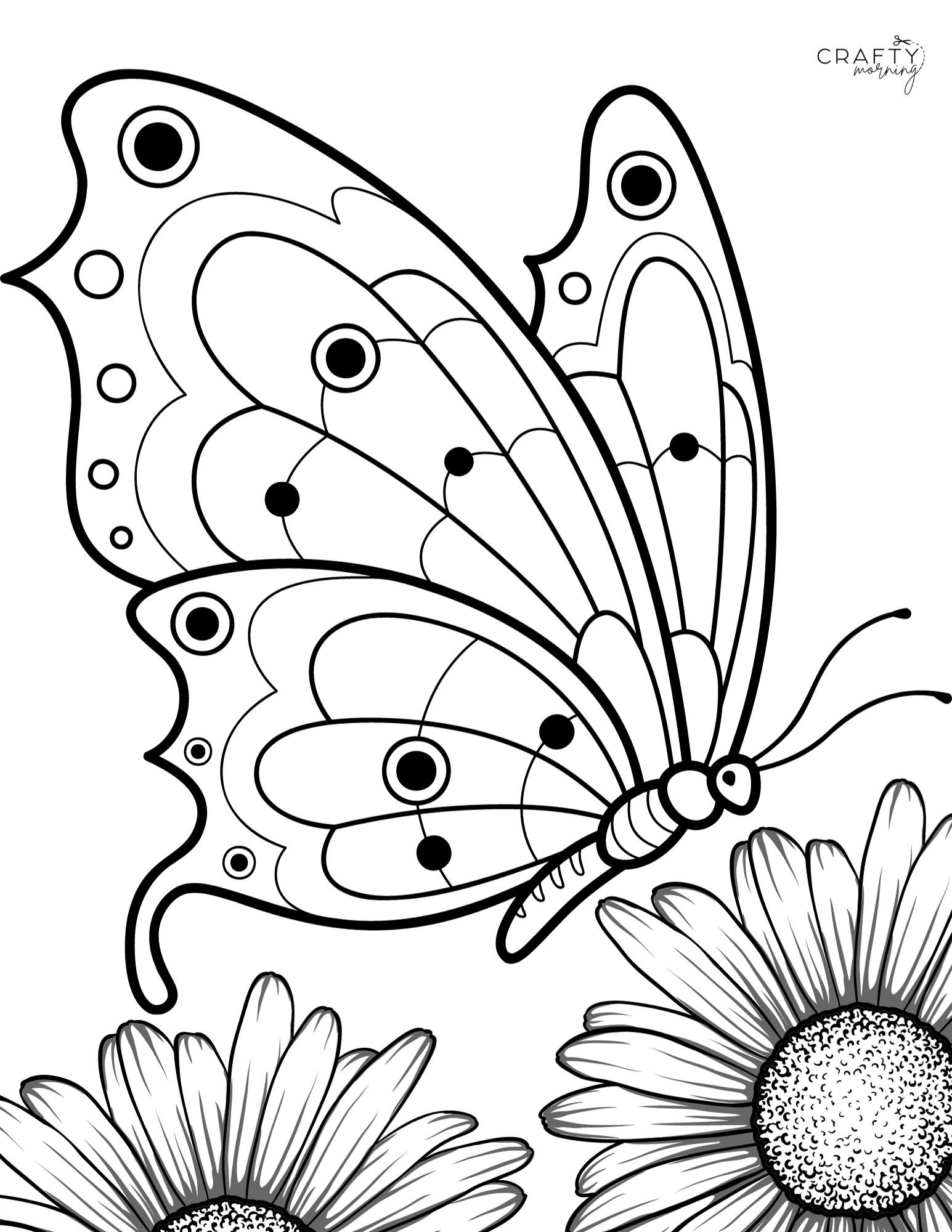 butterfly coloring sheets printable