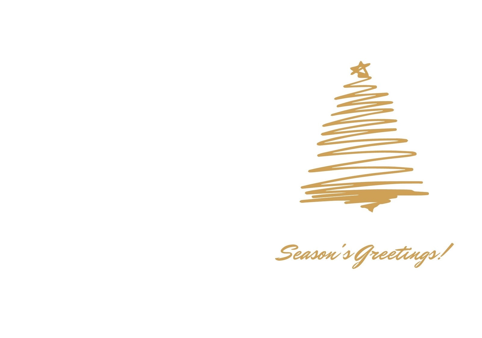 holiday card template printable