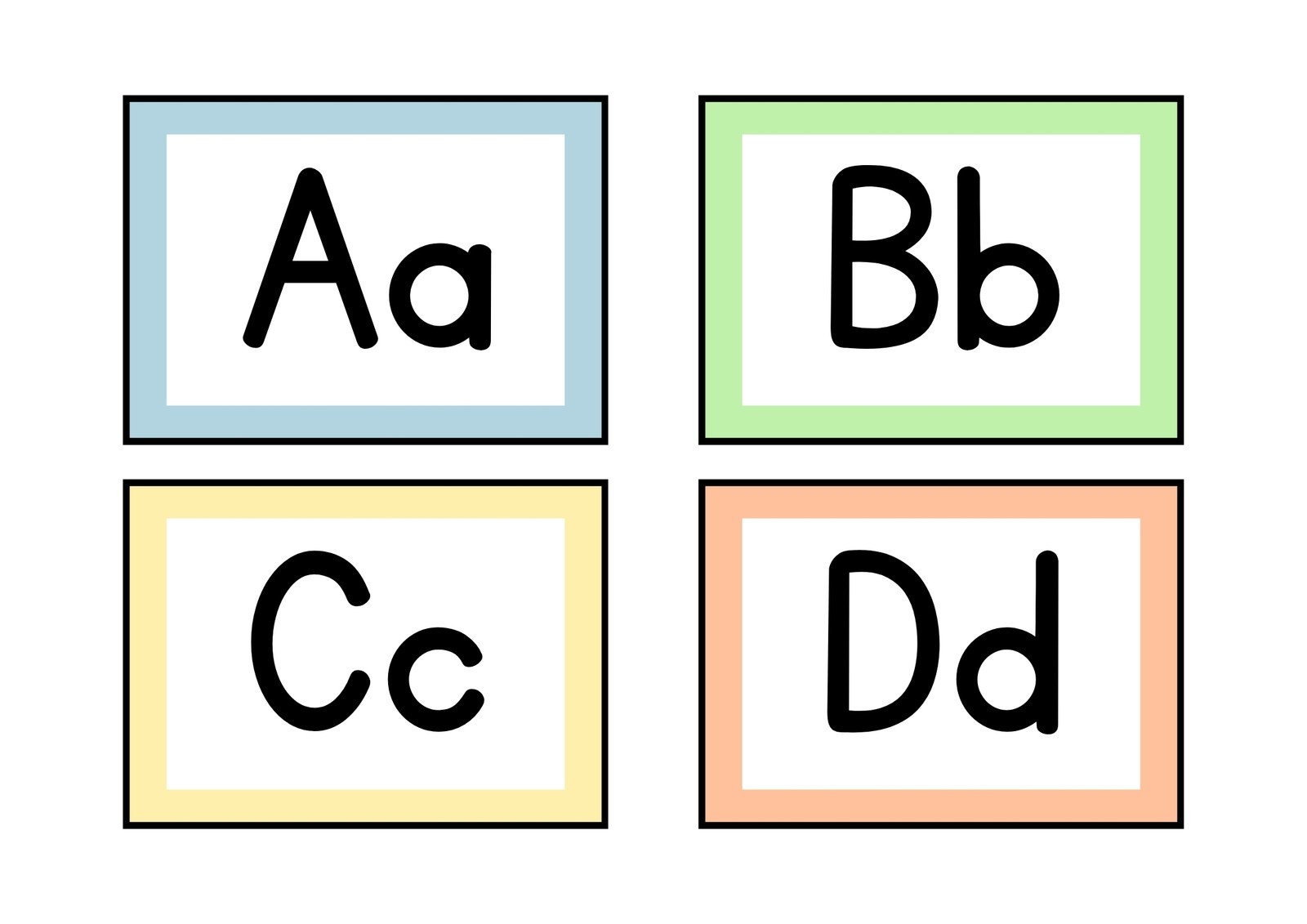alphabet letter printable