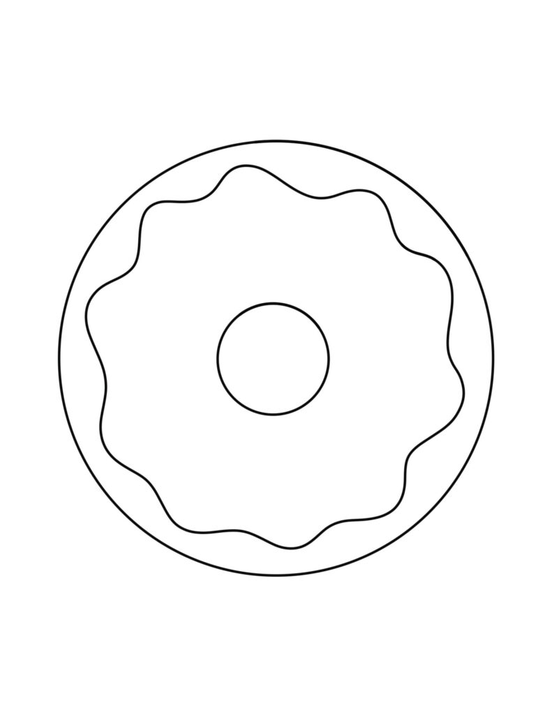 Free Donut Coloring Pages For Kids The Hollydog Blog