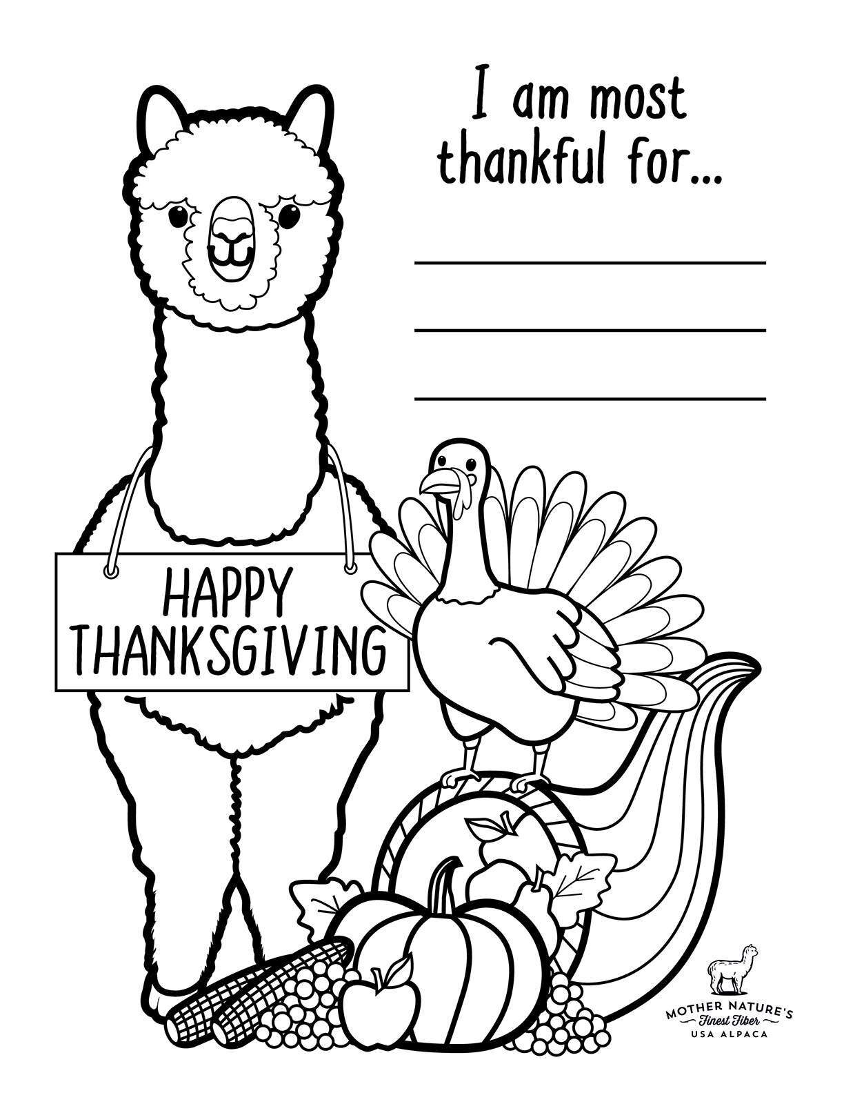thanksgiving printable coloring sheets