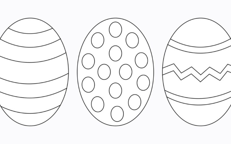 Free Easter Egg Template 9 Easy Crafts The Craft at Home Family
