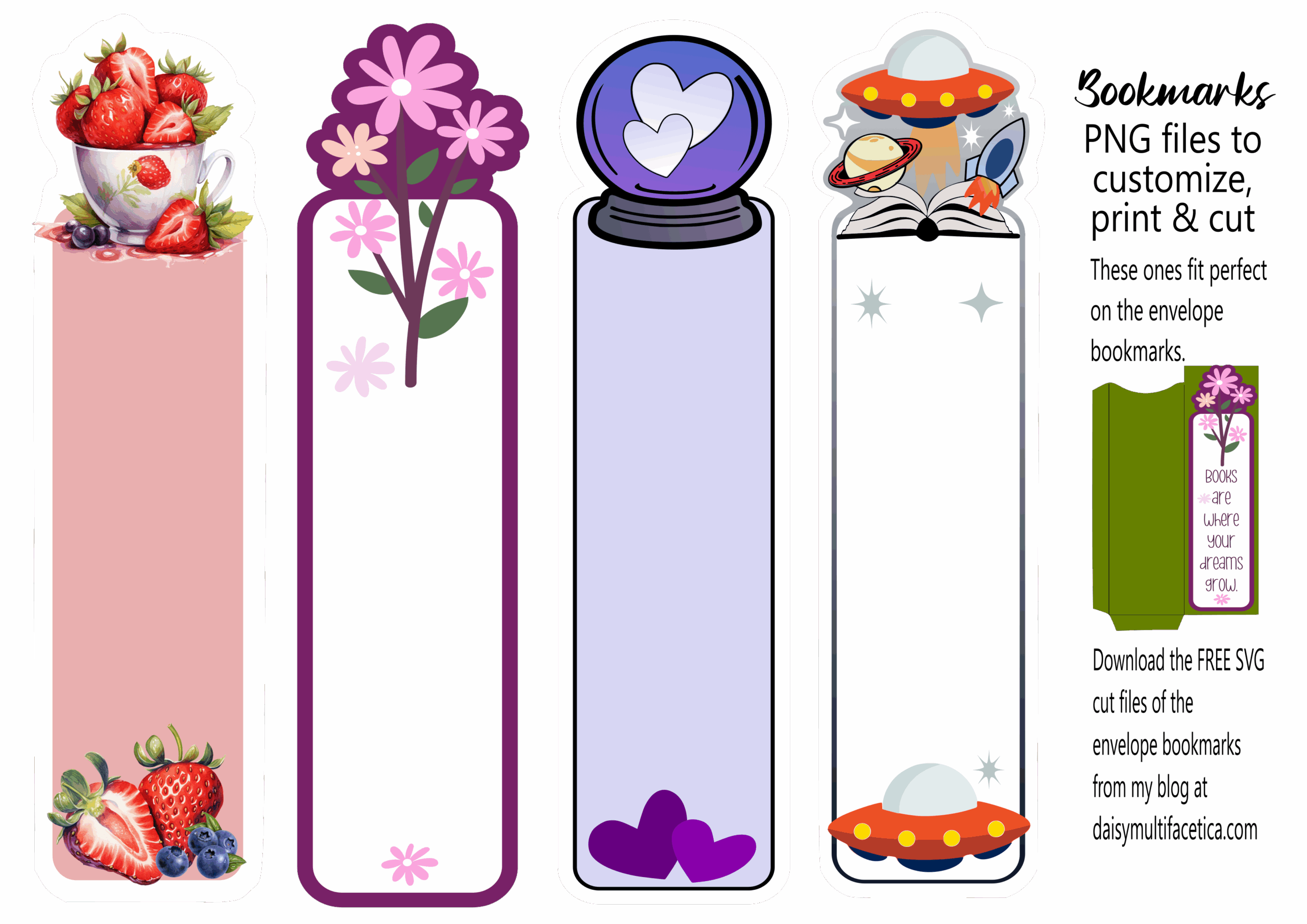 free printable bookmarks templates