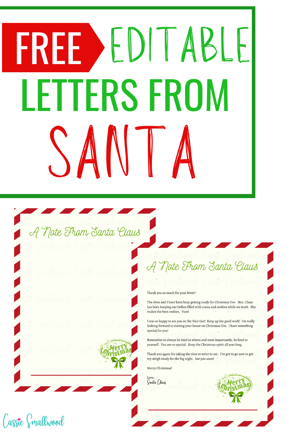 printable letter from santa