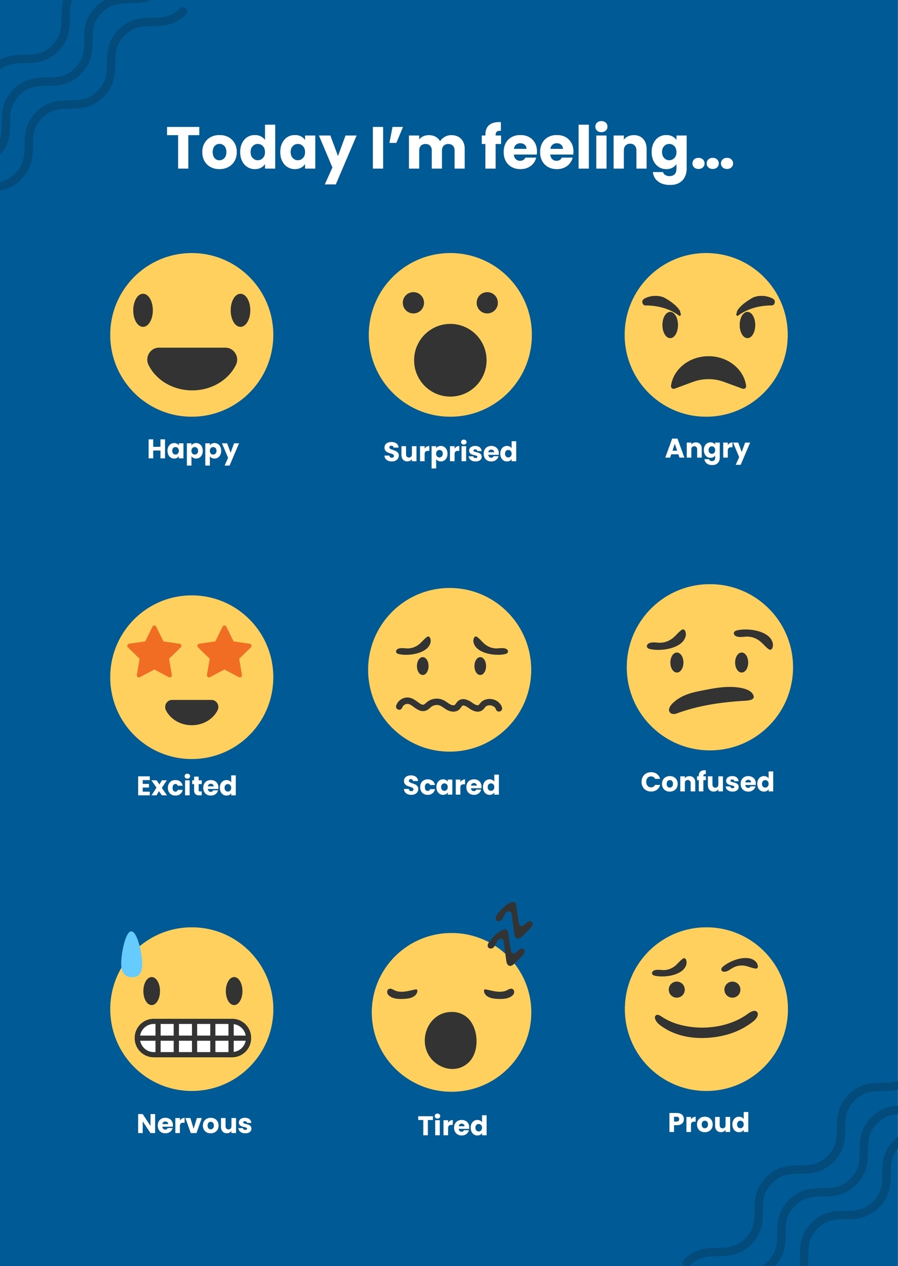 printable feelings chart