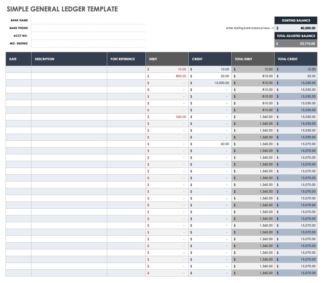 printable ledger sheet