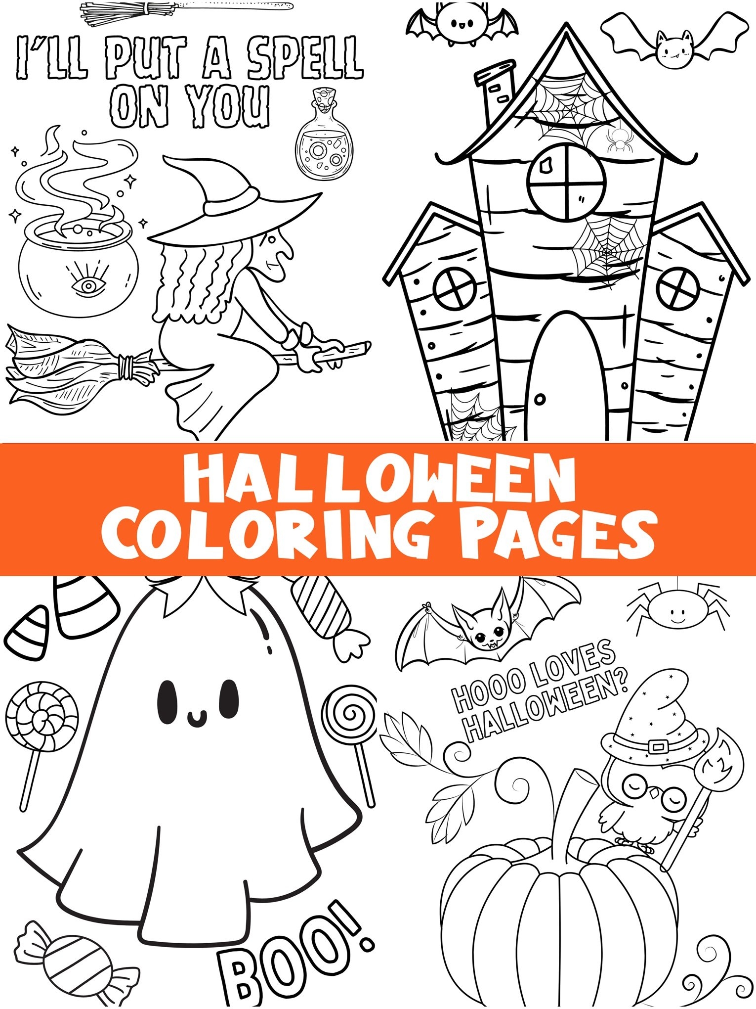 halloween activity sheets printable