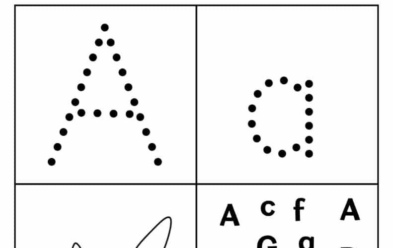 FREE Letter A Worksheets For Preschool The Hollydog Blog