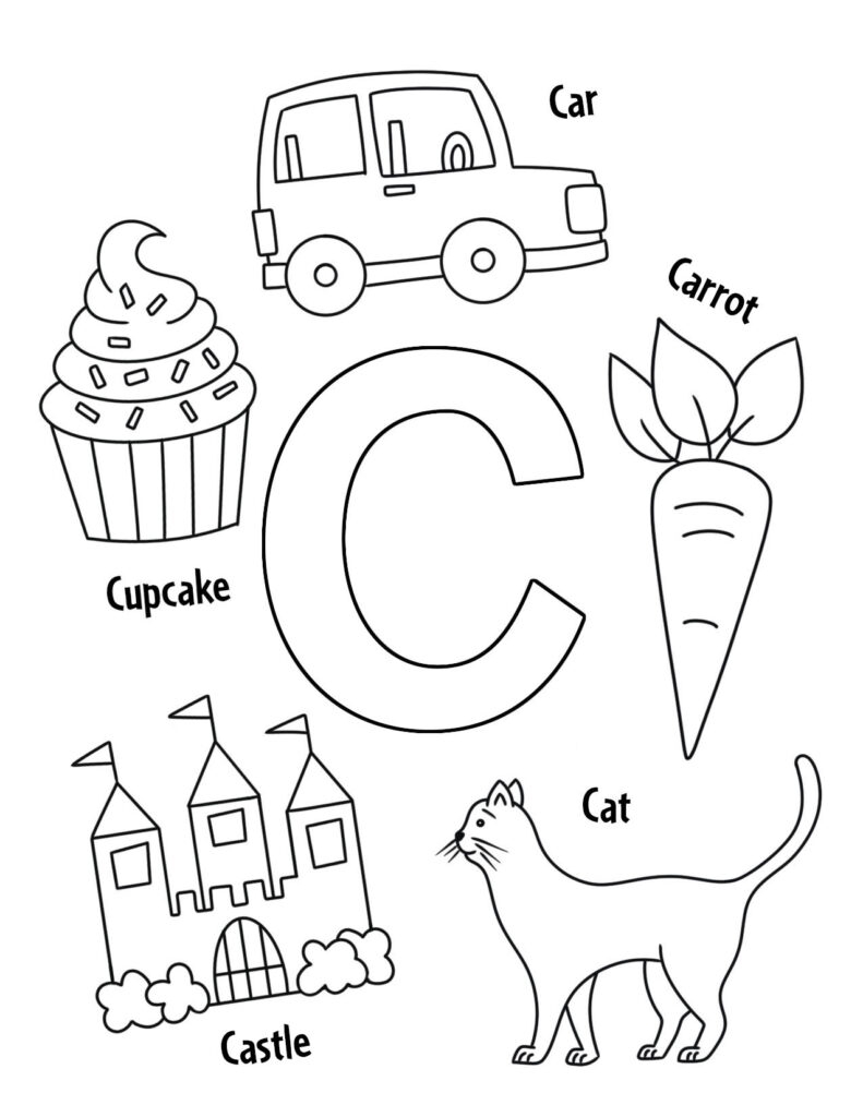 letter c printables