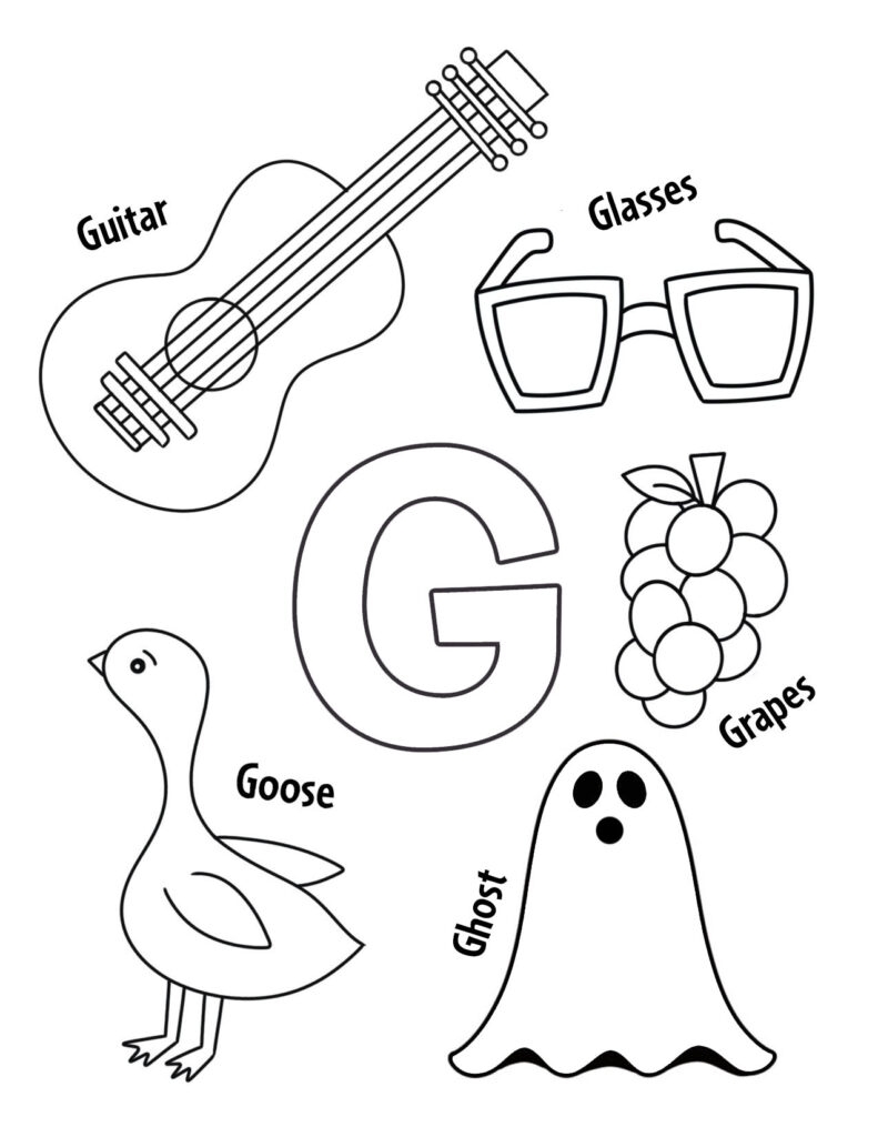 letter g printable