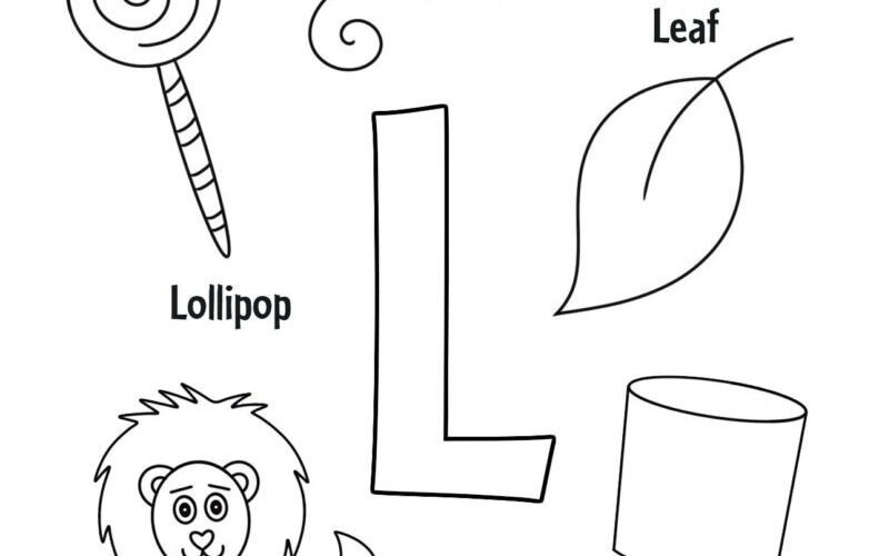 Free Letter L Worksheets For Preschool The Hollydog Blog