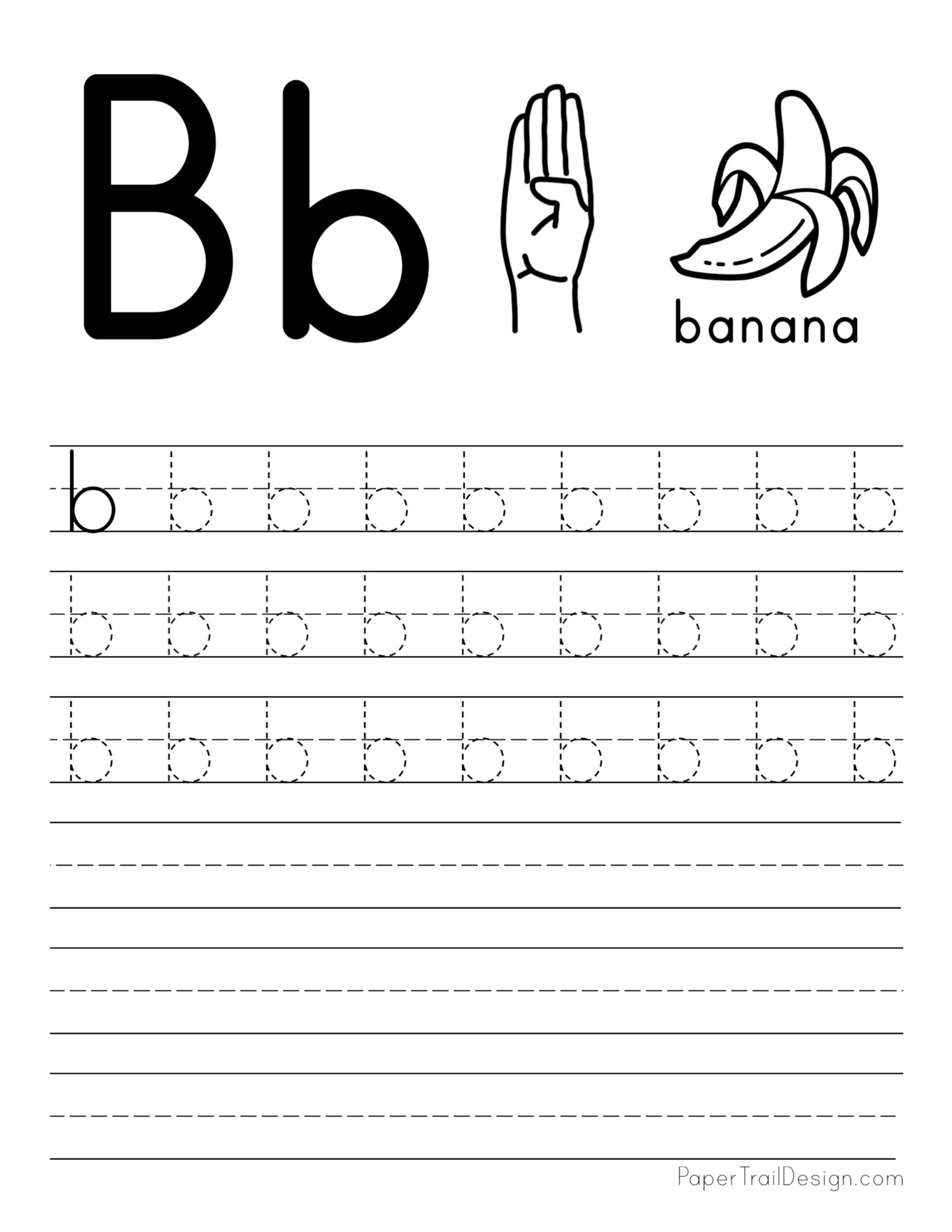 printable letter tracing