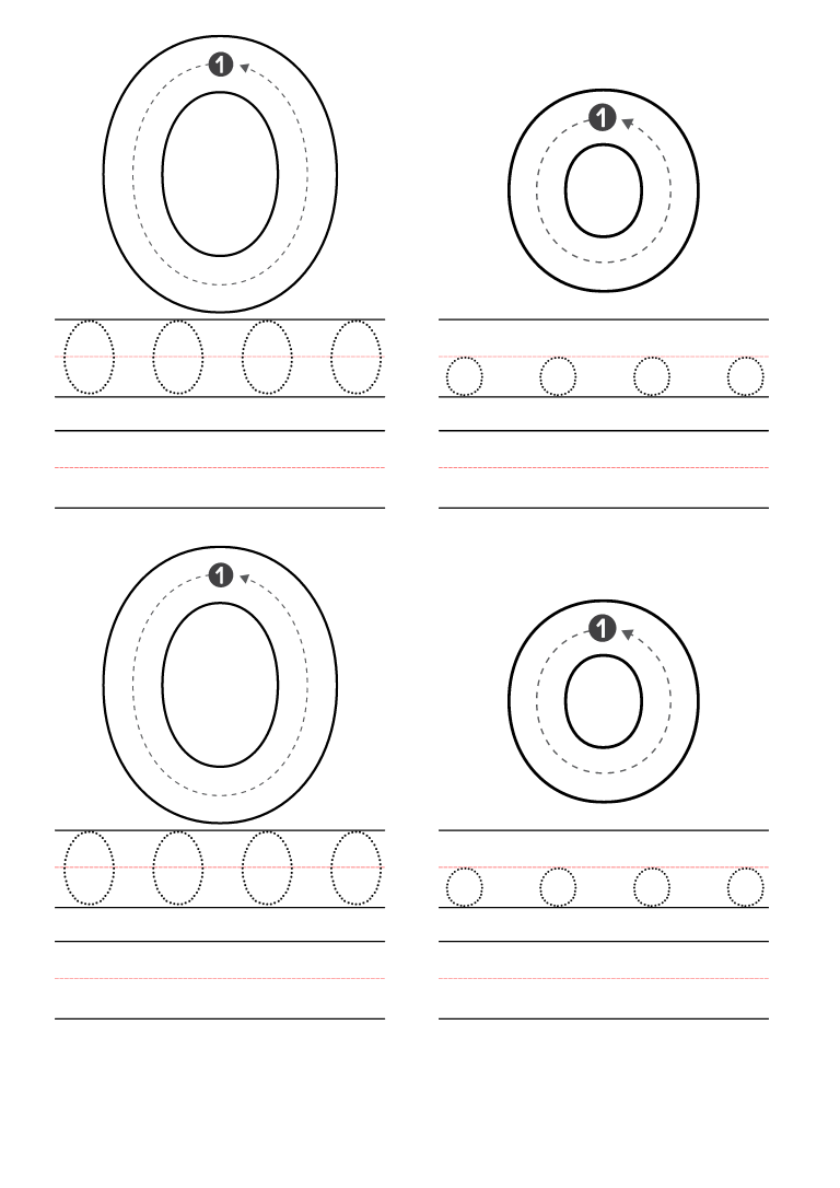 letter o printable