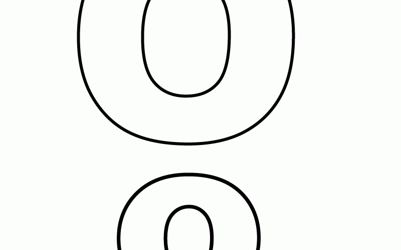 Free Printable Alphabet Letter O Coloring Page