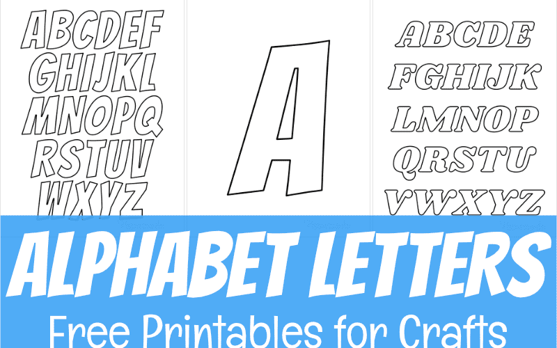 Free Printable Alphabet Letters For Crafts