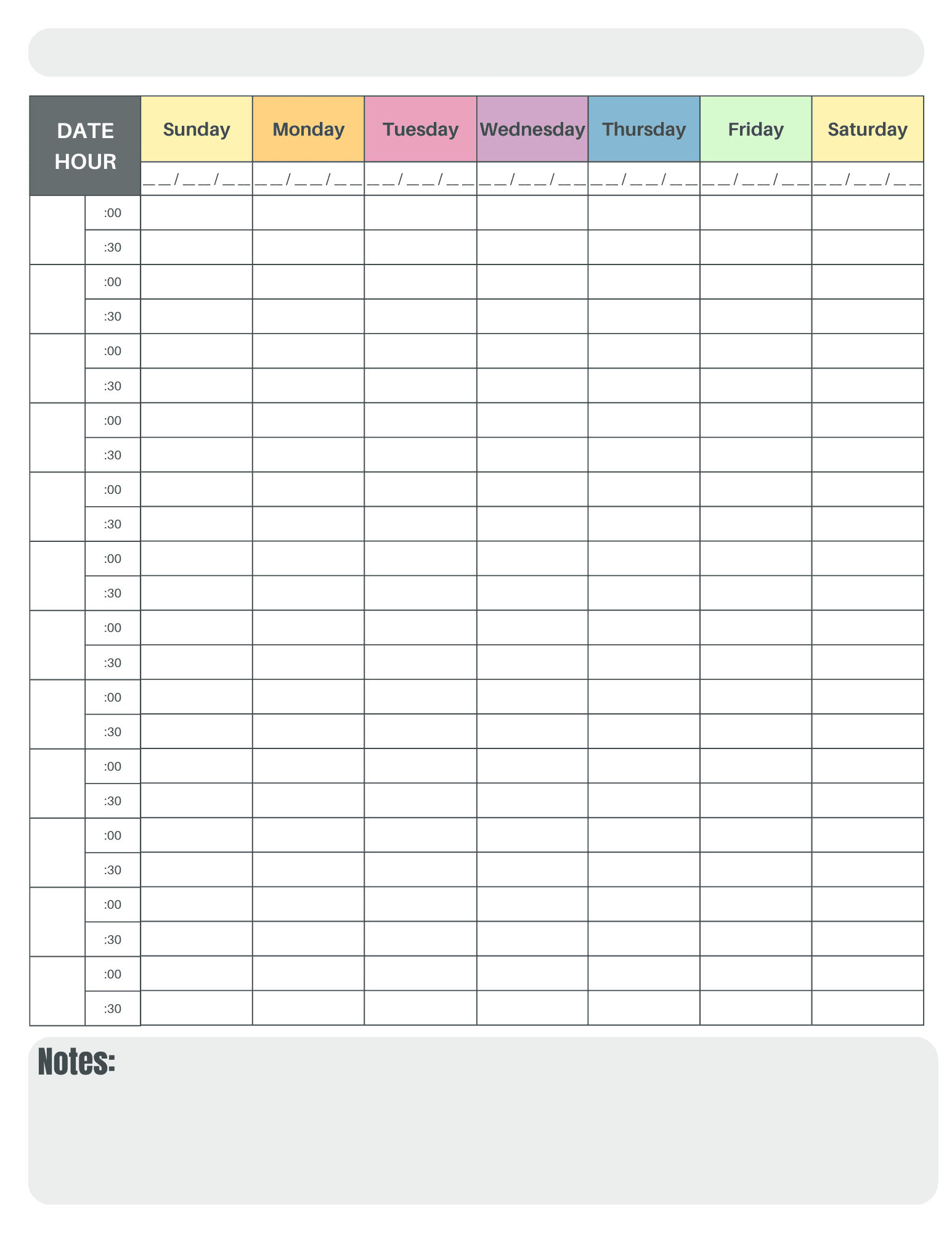 Free Printable Appointment Sheets Free Printable Appointment Sheets
