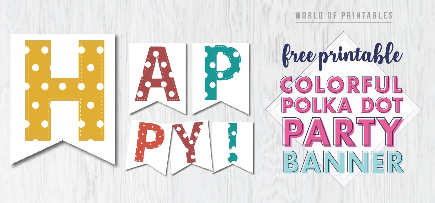 Free Printable Banner Letters