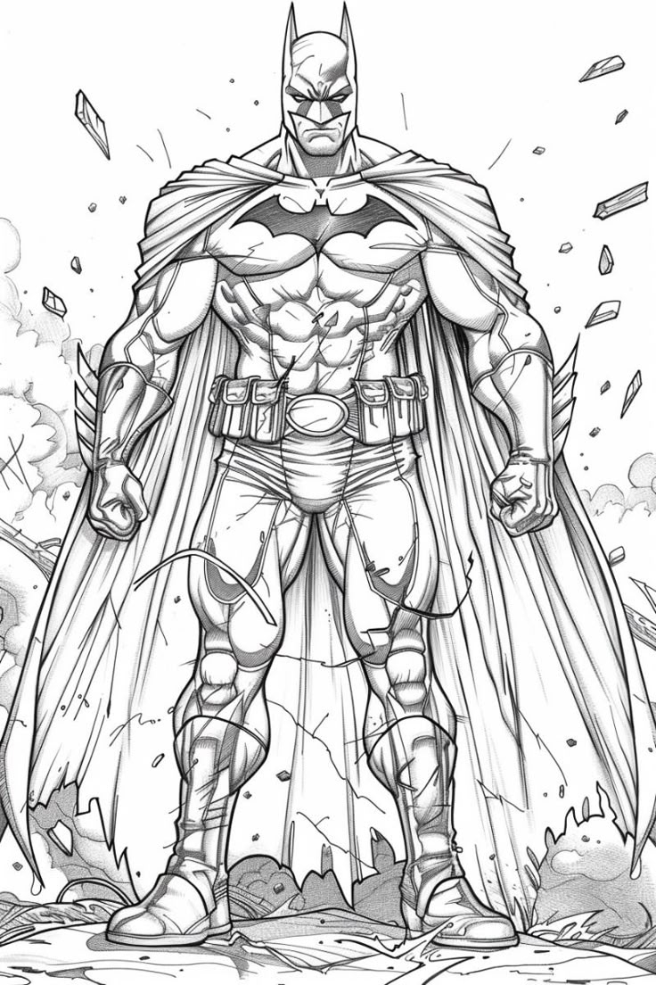 Free Printable Batman Coloring Pages For Kids