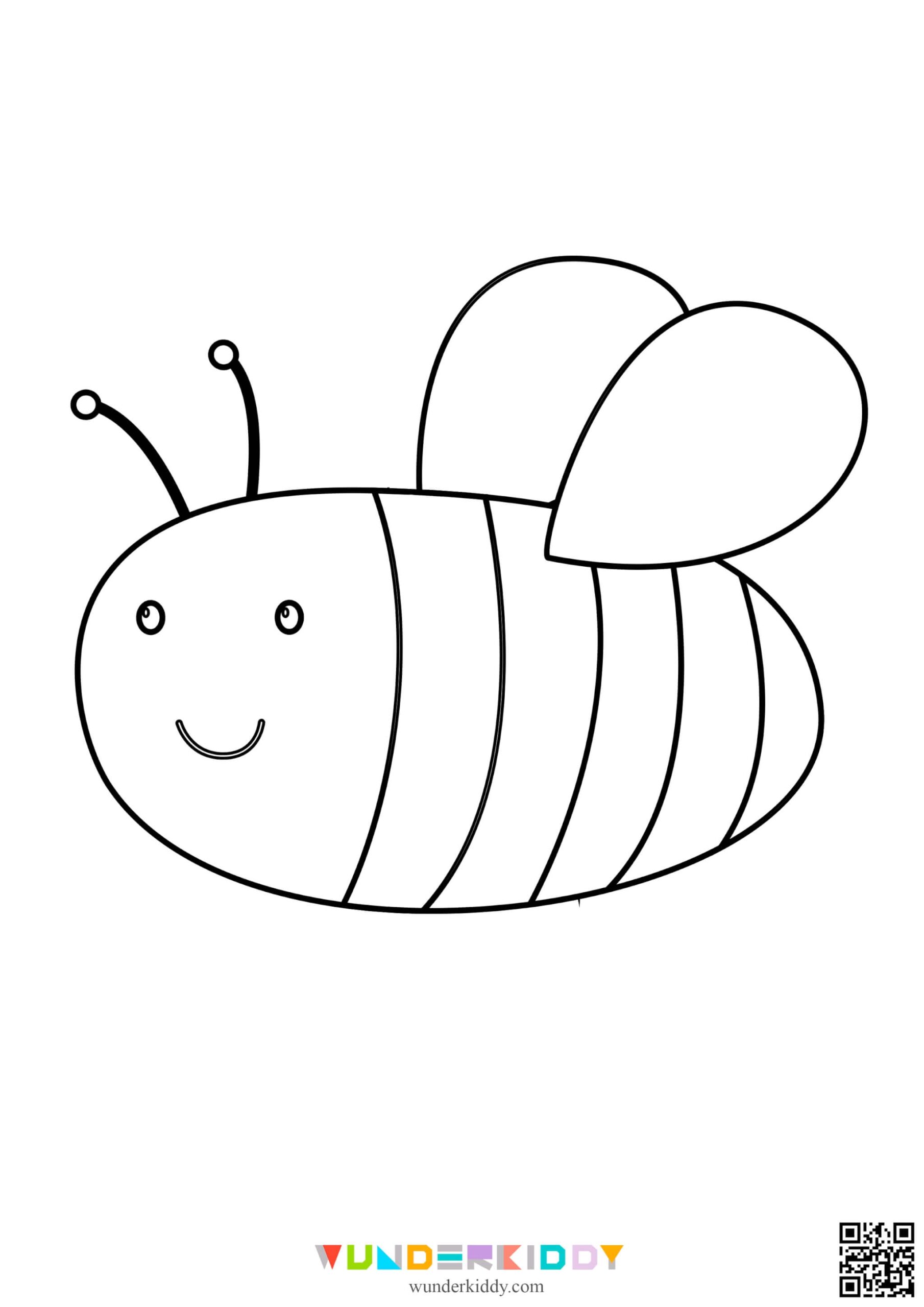 cut out bee template printable