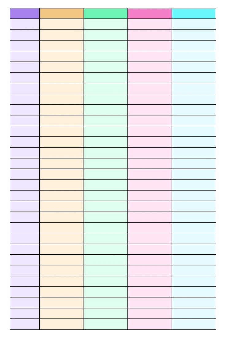 Free Printable Blank Spreadsheet Templates PDF Included Printables Hub Free Printable Blank Spreadsheet Templates PDF Included Printables Hub