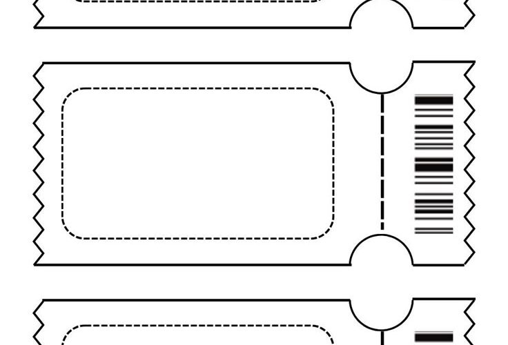 Free Printable Blank Ticket Design Templates PDF Included Printables Hub
