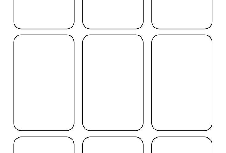 Free Printable Blank Trading Card Template PDF