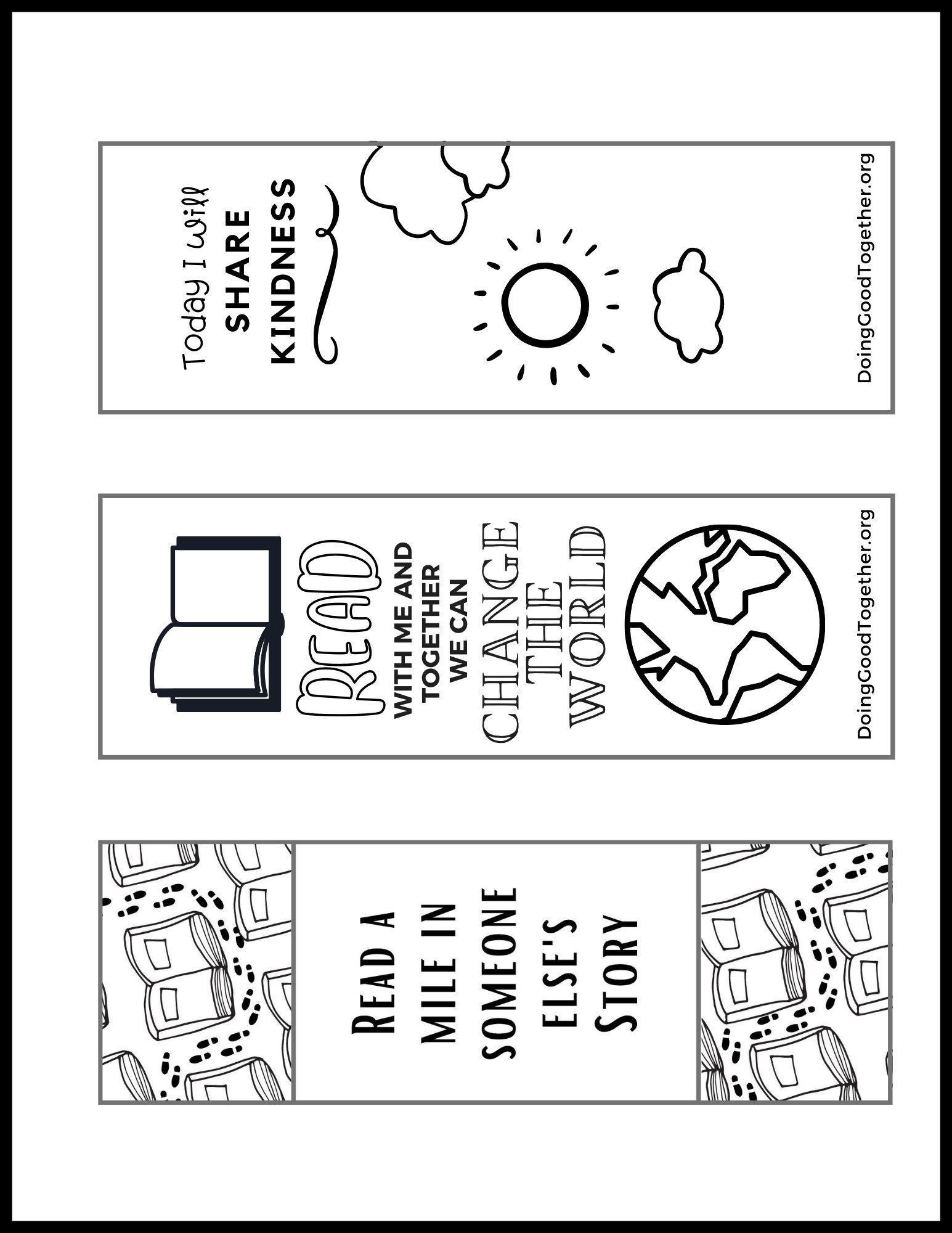 free printable bookmark templates