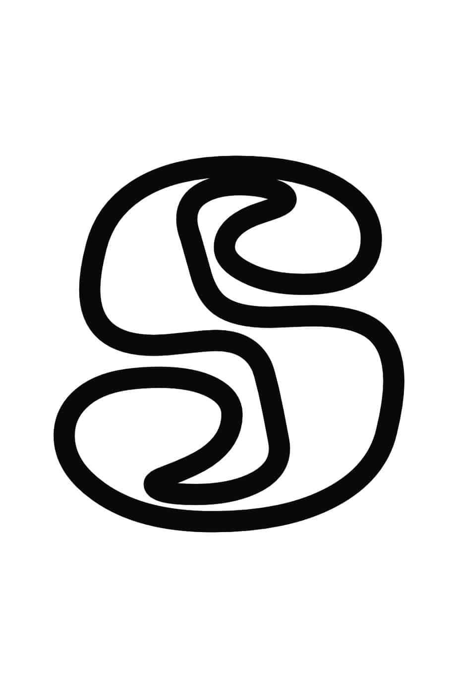 Free Printable Bubble Letter S Bubble Alphabet Letters