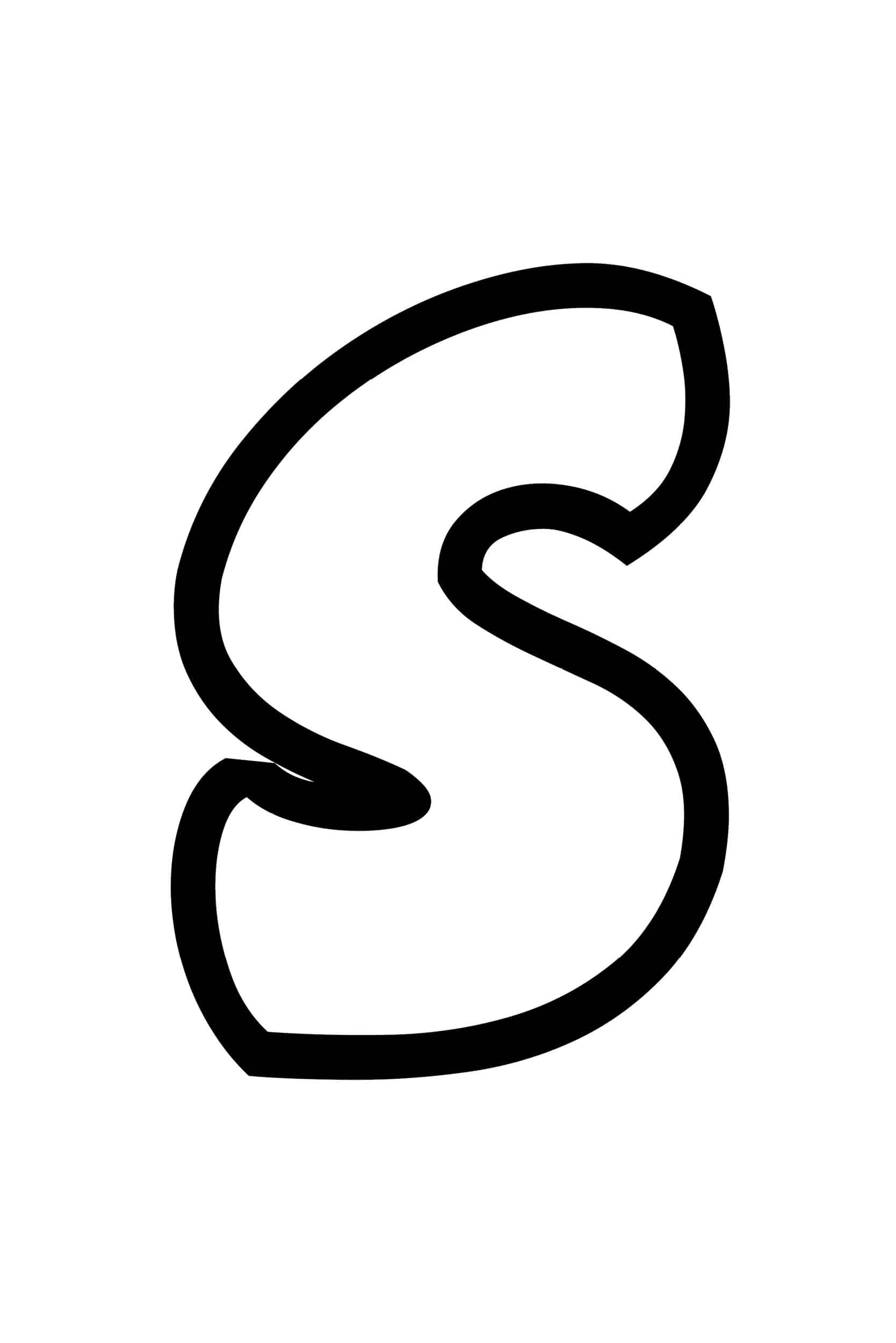 bubble letter printable