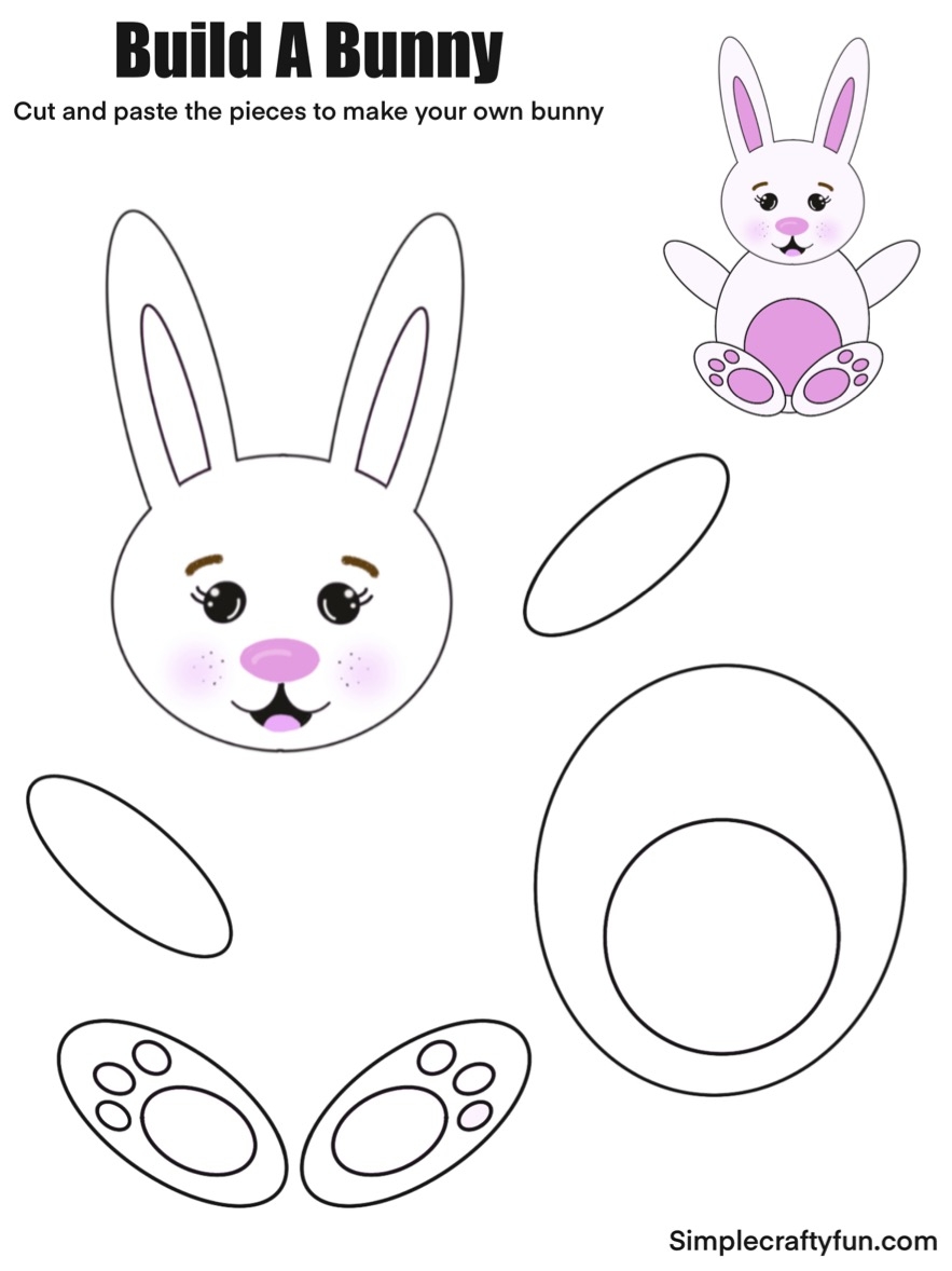 free printable bunny template