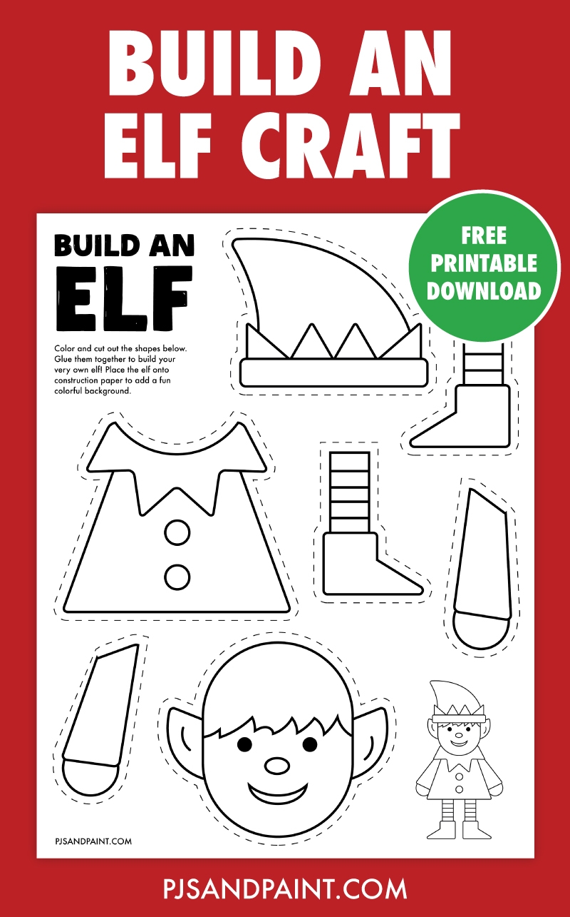elf printable template