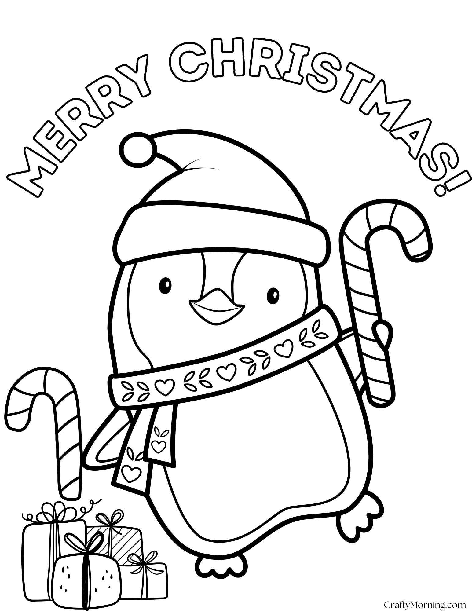printable xmas coloring pages
