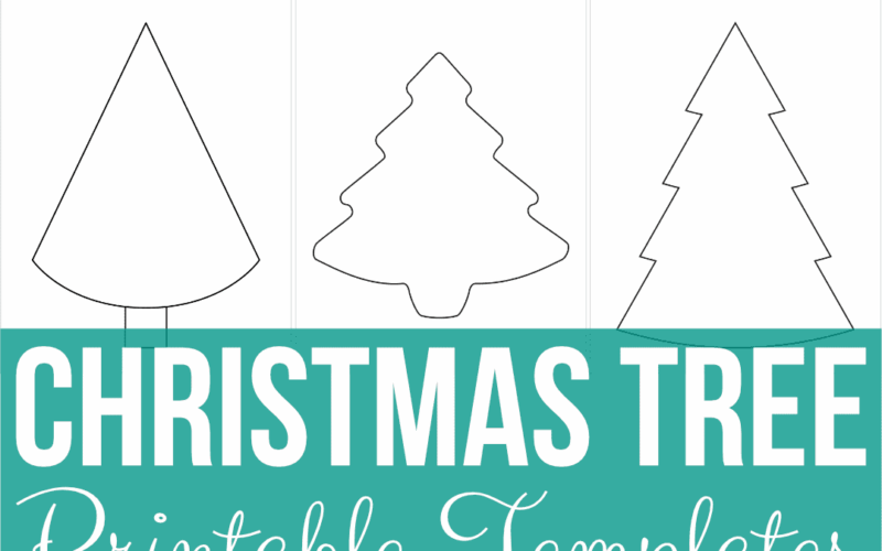 Free Printable Christmas Tree Templates And Outlines