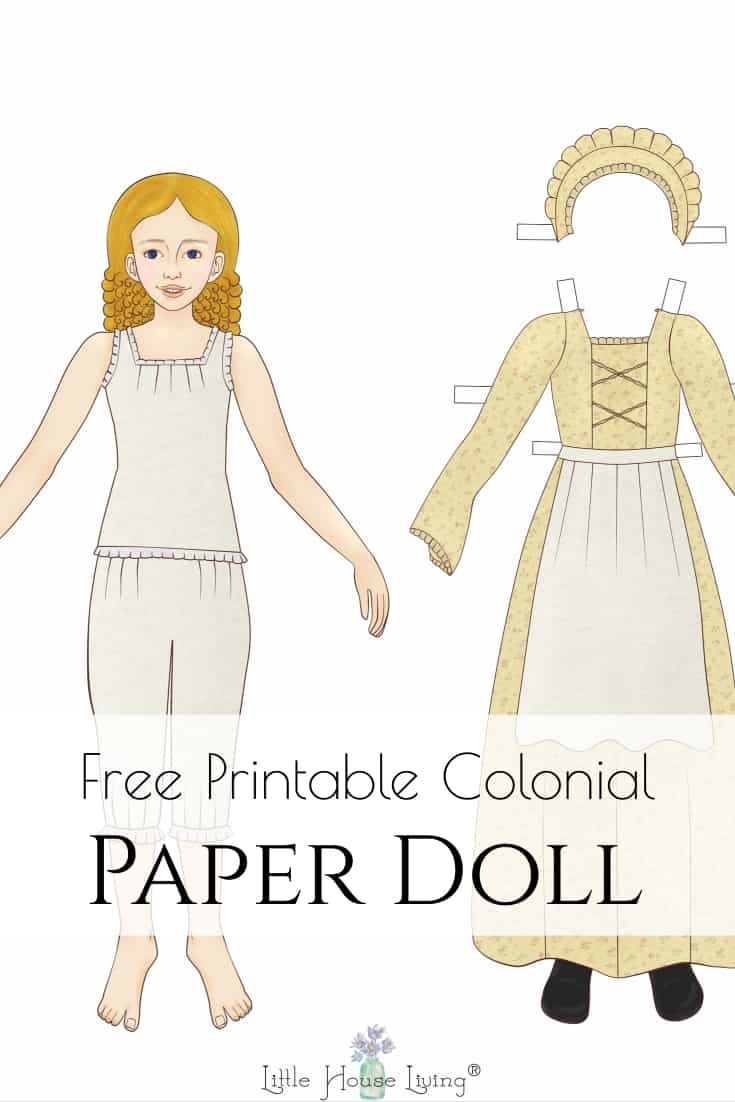 paper doll printable template free